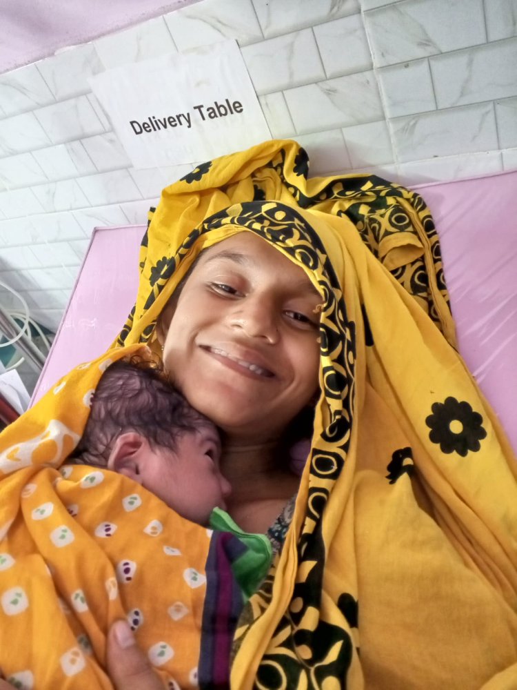 Sabina Yesmin’s story of hassle-free normal delivery of her child in Aalo NVD center